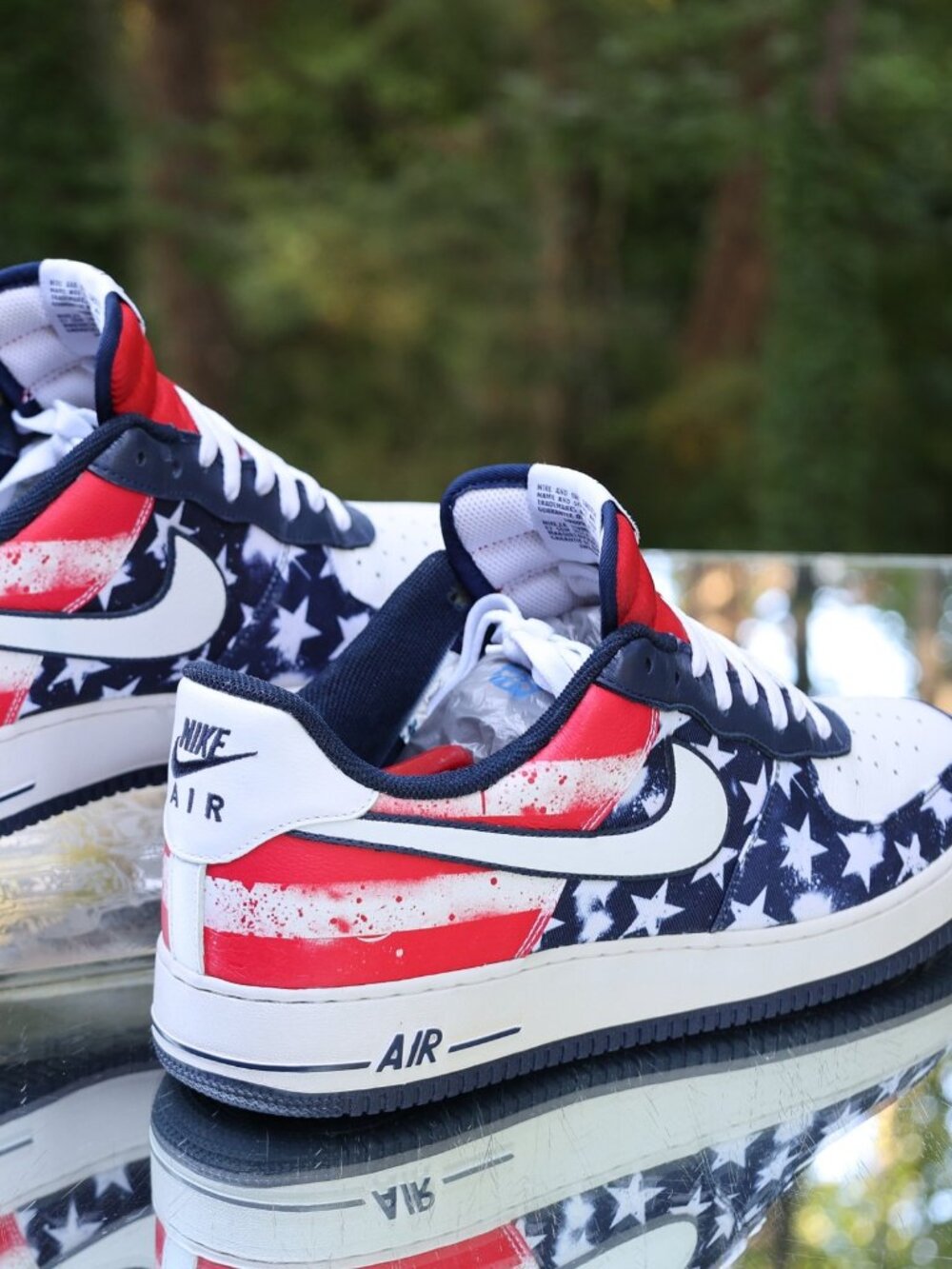 Nike Air Force 1 Low Independence Day Custom Size 15 - Picture 11 of 15
